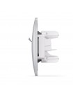 Розетка CAT6 одинарна комп'ютерна срібний шовк VIDEX BINERA VF-BNSK1PC6-SS - 296968