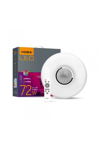 LED светильник функциональный круглый VIDEX RING 72W 2800-6200K RGB