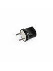 Вилка мережева б/з пряма 10А чорна TITANUM STANDARD TF-PL110-B - 483957