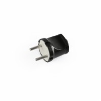Вилка мережева б/з пряма 10А чорна TITANUM STANDARD TF-PL110-B - 483957