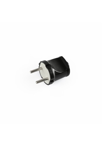 Вилка мережева б/з пряма 10А чорна TITANUM STANDARD TF-PL110-B - 483957