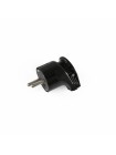 Вилка мережева з/з кутова 16А чорна TITANUM STANDARD TF-PL216G-B - 483995