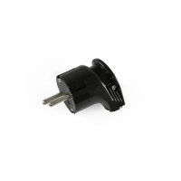 Вилка мережева з/з кутова 16А чорна TITANUM STANDARD TF-PL216G-B - 483995