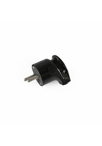 Вилка мережева з/з кутова 16А чорна TITANUM STANDARD TF-PL216G-B - 483995