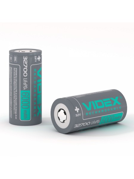 Акумулятор Videx LiFePO4 32700 (без захисту) 6000mAh bulk/1шт 32700-LFP/6000/1B - 049197