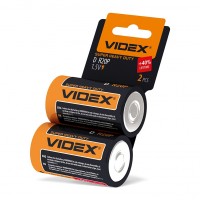 Батарейка сольова Videx R2OP/D 2шт SHRINK CARD R2OP/D 2pcs SC - 292809