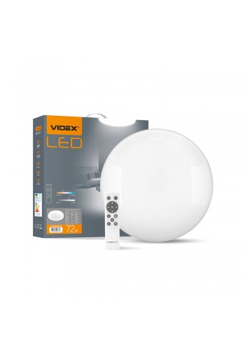 LED світильник функціональний круглий VIDEX STAR 72W 2800-6200K VL-CLS1522-72 - 298757