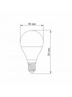 LED лампа TITANUM G45 6W E14 3000K TLG4506143 - 298832