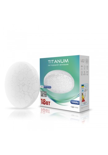 LED світильник настінно-стельовий TITANUM 18W 5000K Кільця TLCL-185C - 481816