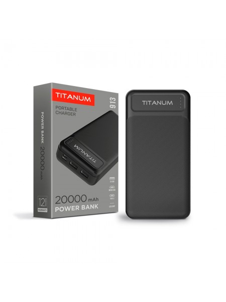 Повербанк TITANUM 913 Black 20000mAh TPB-913-B - 483438