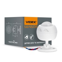 Датчик руху та освітленості VIDEX VL-SPS27W 220V 1200W інфрачервоний VL-SPS27W - 299877