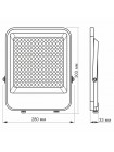 LED прожектор VIDEX PREMIUM F2 150W 5000K VL-F2-1505G - 299907