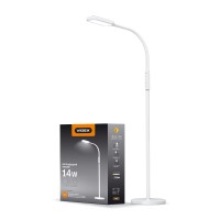 LED торшер білий VIDEX TF07W 14W 3000-5500K VL-TF07W - 296548