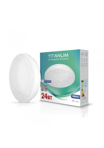 LED світильник настінно-стельовий TITANUM 24W 5000K Орбіта TLCL-245OR - 481830