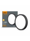 LED Світильник круглий накладний VIDEX 18W 5000K Black VL-DLRS-185B - 485036