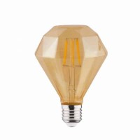 Світлодіодна лампа Filament RUSTIC DIAMOND-4 4W E27 2200К HOROZ ELECTRIC 
001-034-0004-010
