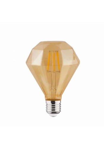 Світлодіодна лампа Filament RUSTIC DIAMOND-4 4W E27 2200К HOROZ ELECTRIC 001-034-0004-010