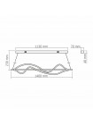 LED світильник функціональний VIDEX DECORA 80W VL-CLD-990-BK VL-CLD-990-BK - 486309
