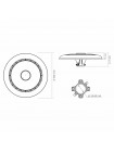 LED світильник парковий VIDEX SLP01 IP65 120W 16800Lm 3000/5000/6500K 220V VL-SLP01-120B - 486095