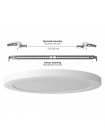 LED світильник круглий VIDEX DL6R 24W 3000K-4000K-6500K White VL-DL6R-24CW - 487924
