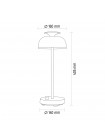 LED лампа настiльна з акумулятором VIDEX VL-TF23W 8.5W 4000K+RGB White VL-TF23W - 400202