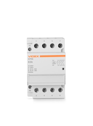 Модульний контактор 4п 63А 4НВ VF-RS-MC4O-63 VIDEX RESIST VF-RS-MC4O-63 - 485449