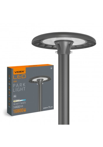 LED світильник парковий VIDEX SLP01 IP65 120W 16800Lm 3000/5000/6500K 220V VL-SLP01-120B - 486095