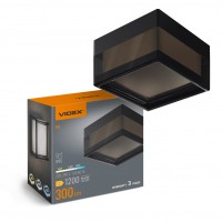 LED світильник IP65 квадратний VIDEX BHD02 9W 2400-3200-4300K Black VL-BHD02-09CBB - 487795