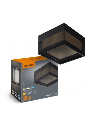 LED світильник IP65 квадратний VIDEX BHD02 9W 2400-3200-4300K Black VL-BHD02-09CBB - 487795