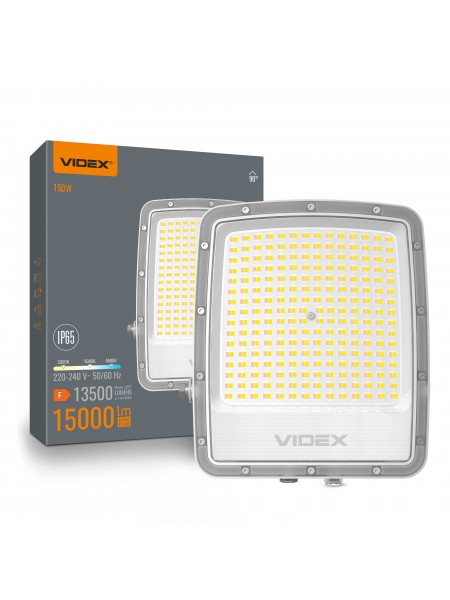 LED прожектор VIDEX F5 150W 3000-5000-6500K 230V White (VL-F5-150CW) VL-F5-150CW - 400547