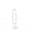 LED Світильник архітектурний AR092B IP54 VIDEX 2xGU10 VL-AR092B - 485968