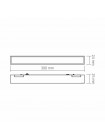 Світильник МАГНІТНИЙ трековий VIDEX LD430B 10.5W 30cm 4000K 48V Black VL-TRMS-LD430B - 485760