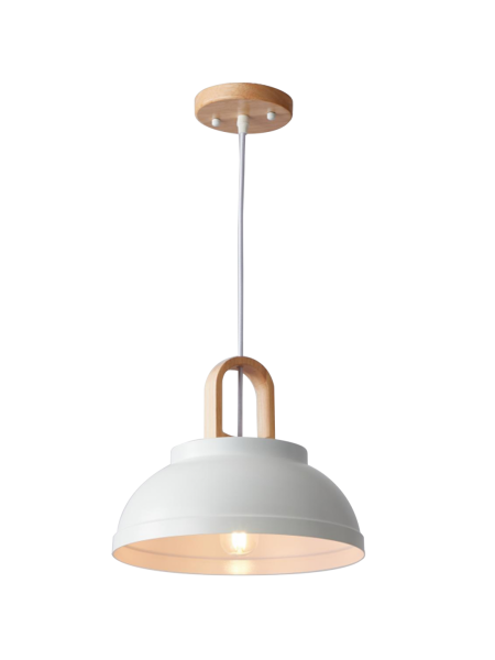 Світильник HOPFEN LOFT KNS 1 PD WH (E27, max 40W)