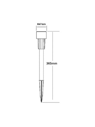 Світильник садово-парковий на сонячній батареї NEPTUN HOROZ ELECTRIC 
078-004-0001-010