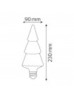 Світлодіодна лампа PINE 2W янтарна HOROZ ELECTRIC 001-059-0002-050