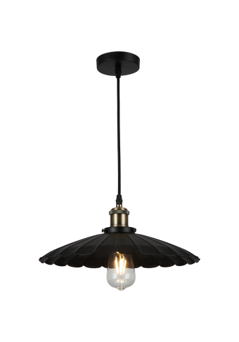Світильник HOPFEN LOFT RGN 1 PD BK (E27, max 40W)