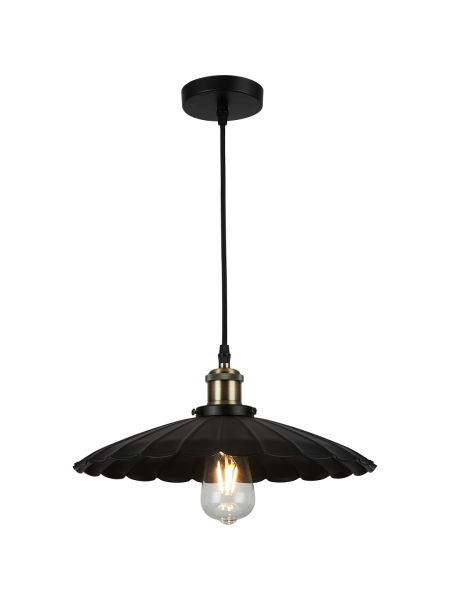 Світильник HOPFEN LOFT RGN 1 PD BK (E27, max 40W)