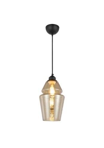Світильник підвісний SPARK-1 янтарний HOROZ ELECTRIC 021-016-0001-020
