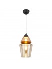 Світильник підвісний SPARK-2 янтарний+мідь HOROZ ELECTRIC 021-016-0002-020