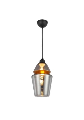 Світильник підвісний SPARK-2 титановий+мідь HOROZ ELECTRIC 021-016-0002-010
