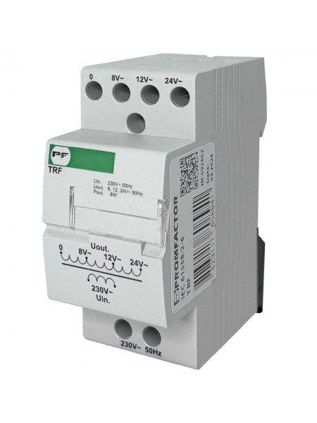 Трансформатор понижуючий TRF 230V/24V 8W ( TRF24 )