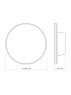 LED світильник настінний IP65 VIDEX WL03 12W 3000K-4000K-6500K White VL-WL03-12CW - 487979
