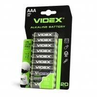 Батарейка лужна VIDEX LR03/AAA 20шт BLISTER LR03/20B/AAA/1.5V - 486194