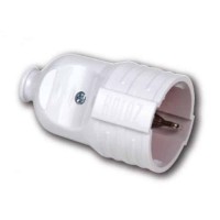 Штепсельне гніздо з заземленням HOROZ ELECTRIC 
300-000-706