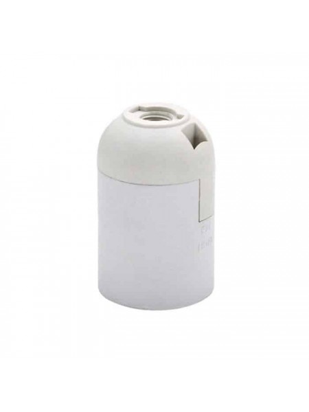 Патрон пластиковий Е27 білий HOROZ ELECTRIC 
094-002-0002-010