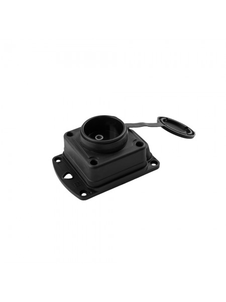 Колодка Violux каучук настінна 1-на без заземлення з кришкою IP44 ( 930690 )
