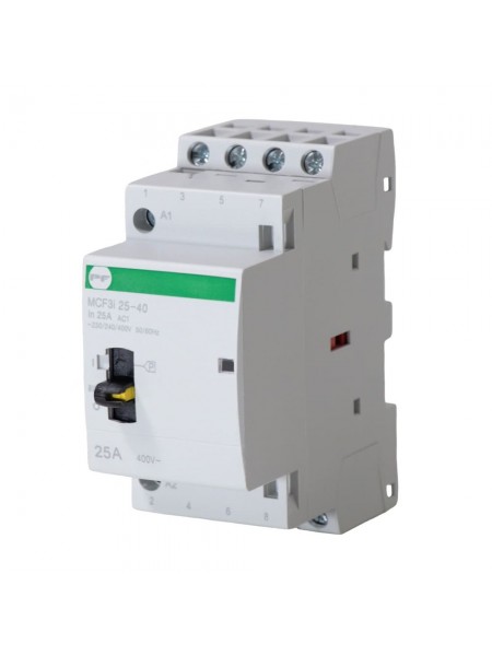 Контактор модульний MCF3i 25-20 4P з ручним керуванням Промфактор ( MCF3i2540230 )
