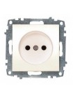 Розетка EL-BI VEGA Silverline перлина 1-на без заземлення без рамки ( 609-012500-215 )