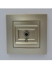 Розетка ELBI ZENA Silverline титан TV без рамки ( 609-011400-273 )