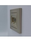 Розетка ELBI ZENA Silverline титан TV без рамки ( 609-011400-273 )